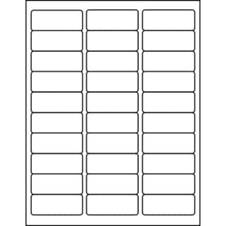 Bright White Premium-quality Address Labels by Business Source