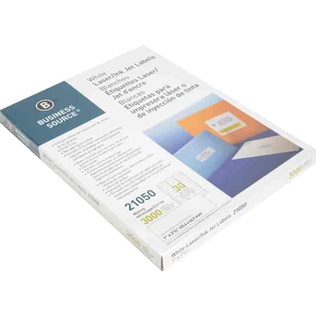 Business Source Bright White Premium-quality Address Labels - 1 Business Source Bright White Premium-quality Address Labels - 1