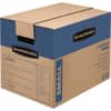 FEL0062701 - SmoothMove Prime Moving Boxes, Internal Dimensions: 12" Width x 16" Depth x 12" Height, External Dimensions: 12.4" Width x 17.3" Depth x 12.6" Height, Lid Lock Closure, Heavy Duty, Kraft, Board, Kraft