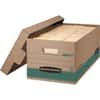 FEL1270101 - STOR/FILE Recycled File Storage Box, Internal Dimensions: 12" Width x 24" Depth x 10" Height, External Dimensions: 12.9" Width x 25.4" Depth x 10.3" Height, Media Size Supported: Letter