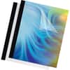 FEL5222701 - Thermal Presentation Covers, 11" Height x 8.5" Width x 0.1" Depth, 0.12" Maximum Capacity, 30 x Sheet Capacity, Rectangular, Black, Clear, Polyvinyl Chloride (PVC), 10 / Pack