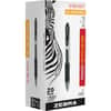 ZEB14680 - Sarasa Dry X20 Retractable Gel Pen, Medium Pen Point, Refillable, Retractable, Black Ink, Pigment-based, Translucent Barrel, 24 / Pack