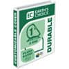 SAM16937 - Earth's Choice Plant-based Durable View Binder, 1" Binder Capacity, Letter, 8 1/2" x 11" Sheet Size, 225 Sheet Capacity, Fastener: D-Ring, Pocket: 2, Plastic, Chipboard, White, 10.72 oz, Recycled