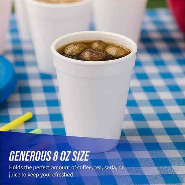 8 oz Hot/Cold Foam Cups by Genuine Joe GJO58550 | OnTimeSupplies.com