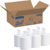 KCC01032 - Essential Roll Center Pull Towels with Fast-Drying Absorbency Pockets, 1 Ply, 8" Width x 12" Length, 700 Sheets/Roll, White, Paper, 1 Carton
