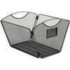 SAF2162BL - Onyx Mesh Desktop Tub File, 9.50" Height x 12.50" Width x 13.75" Depth, Desktop, Powder Coated, Black, Steel, 1 Each