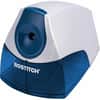 BOSEPS4BLUE - Personal Electric Pencil Sharpener, Desktop, 1 Hole(s), Helical, 4.3" Height x 4" Width, Blue, Silver, 1 Each