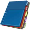 CRD84012CB - Expanding Pocket Poly Divider, 5 x Divider(s), 5 Tab(s)/Set, 9.8" Divider Width x 11.50" Divider Length, Letter, 8.50" Width x 11" Length, 3 Hole Punched, Translucent Poly Divider