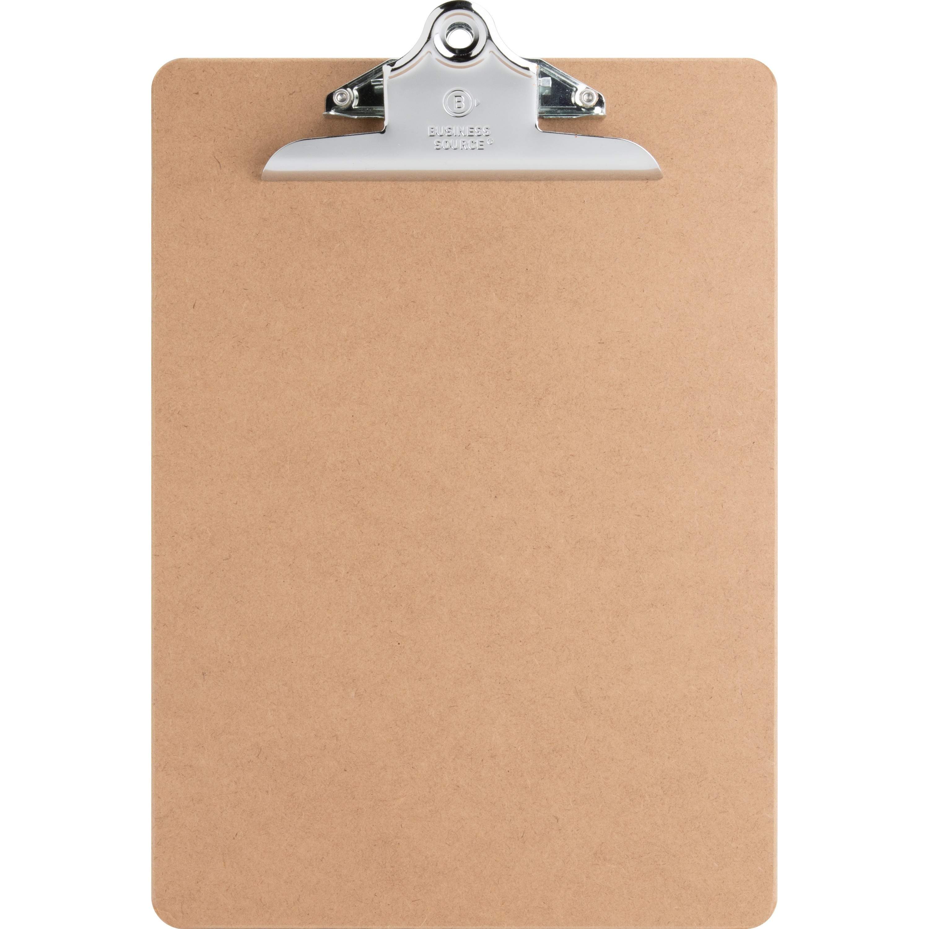 Hardboard Clipboard by Business Source BSN65637 | OnTimeSupplies.com