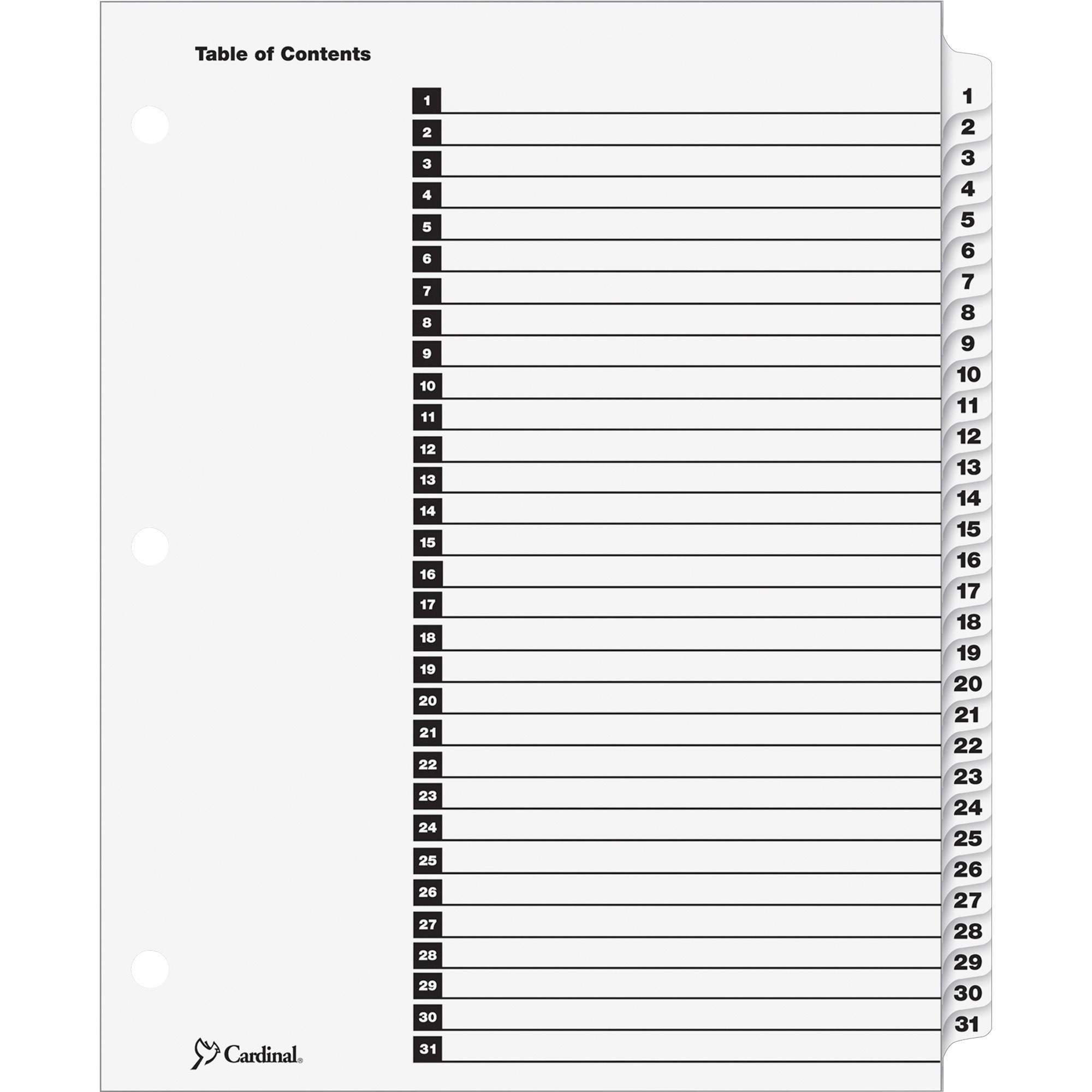 OneStep Daily Index System by Cardinal® CRD60113CB