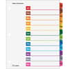 CRD60318CB - OneStep Monthly Index System, 12 x Divider(s), Printed Tab(s), Month, Jan-Dec, 12 Tab(s)/Set, 9" Divider Width x 11" Divider Length, Letter, 8.50" Width x 11" Length, 3 Hole Punched, White Divider