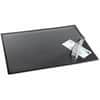 AOP41700S - Logo Pad Desk Pad, 22" Width x 17" Depth, Rubber, Black, 1 Each