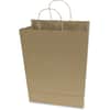 COS091566 - Premium Large Brown Paper Shopping Bags, 17" Length x 12" Width, Kraft, Paper, Shopping, 1 Box