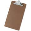 UNV40305 - Clipboard, 1.25" Clip Capacity, Storage for Paper, Document, Form, 8 1/2" x 14" Sheet Size, Hardboard, Brown, 1 Each