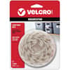 VEK90090 - Sticky Back 5/8in Circles White 75 Ct, 0.59" Length x 0.59" Width x 0.63" Diameter, White, Adhesive Backing, Dispenser Included