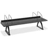 SAF3603BL - Retainer Lip Desk Riser, 8.25" Height x 42" Width x 12.25" Depth, Swivel, Black, Melamine, 1 Each