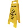 RCP611277YW - "Caution Wet Floor" Sign, 11 x 12 x 25, Yellow
