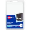 AVE05453 - Removable Multi-Use ID Labels on Printable 4" x 6" Sheets, 3" Height x 4" Width, Removable Adhesive, Rectangle, Laser, Inkjet, White, Paper