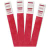 AVT75510 - Tyvek Wristbands, 3/4" Width x 9 3/4" Length, Rectangle, Red, Tyvek, 500 / Pack