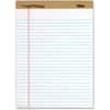 TOP71533 - Binding Letr - Trim Perf. Writing Pads - Letter, 50 Sheets, Letter, 8 1/2" x 11" Sheet Size, White Paper, Perforated, 1 Dozen
