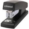 UNV43119 - Desktop Stapler, Staples Upto 20 Sheet, Holds Upto 105 Staple, Half Strip, Staple Size: 0.25", 2" Throat Depth, 0.50" Crown Width, Top Loading, Black, Plastic, 1 Each