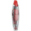 UNV75605 - 75605 Retractable Pen Style Correction Tape, 0.20" Tape Width x 19.67 ft Tape Length, 1 Line(s), White Tape, Pen Style Clear, Red Dispenser, Retractable, Non-refillable, Protective Cover, Ergonomic