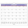 AAGPM828 - Wall Calendar, Medium, Julian Dates, Monthly, 12 Month, January 2026 to December 2026, 1 Week Single Page Layout, 15" x 12" Sheet Size, White Sheet, 2" x 1.75" Block, Wire Bound, Paper, Chipboard