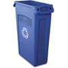 RCP354007BE - Venting Slim Jim Container, 23 gal Capacity, Rectangular, 30" Height x 11" Width x 22" Depth, Plastic, Blue, 1 Each