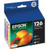 EPST126520S - DURABrite No. 126 Original Inkjet Ink Cartridge - Cyan, Magenta, Yellow - 3 / Pack, Inkjet, Cyan, Magenta, Yellow, 1 Each, 3 / Pack