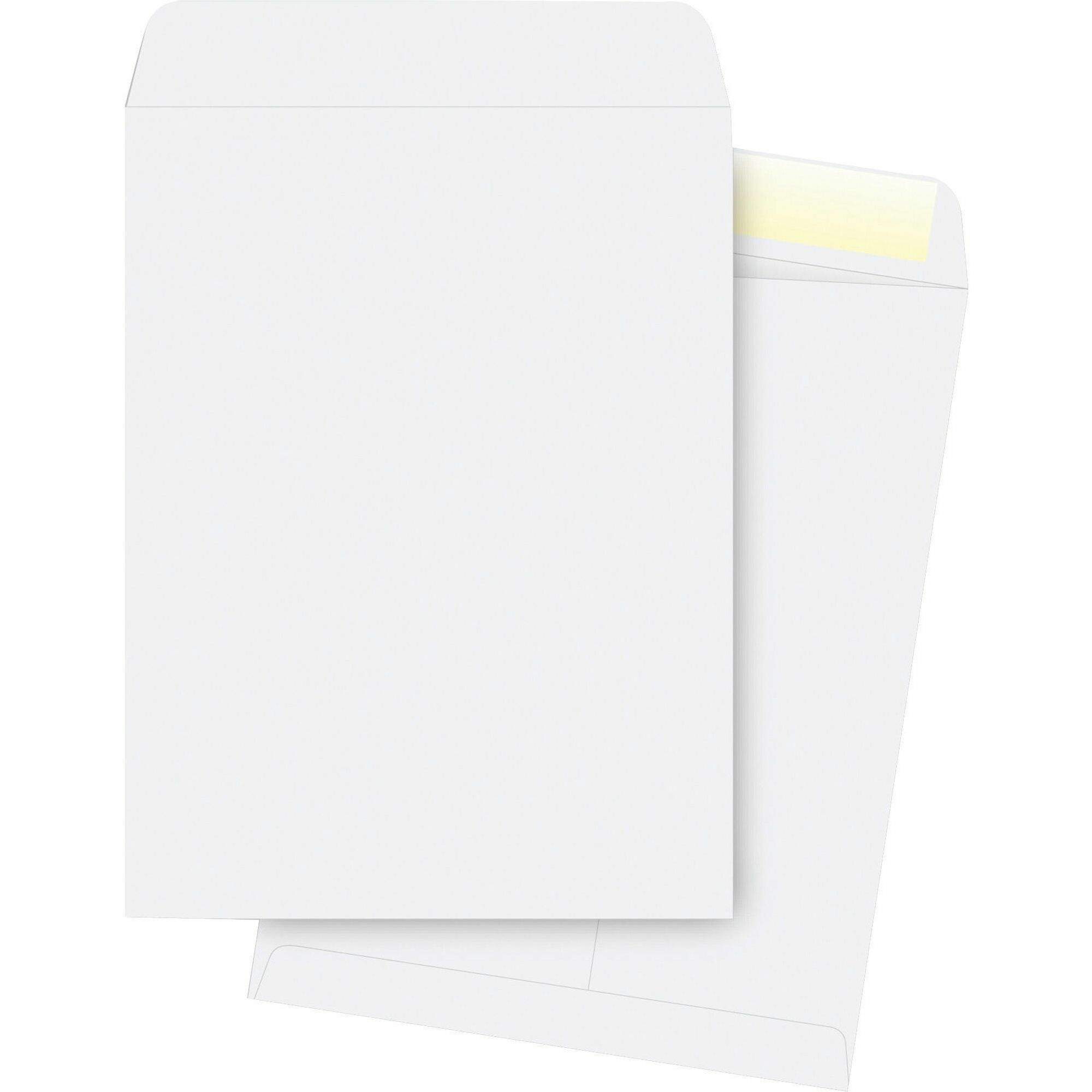 28 lb. White Catalog Envelopes by Business Source BSN42102