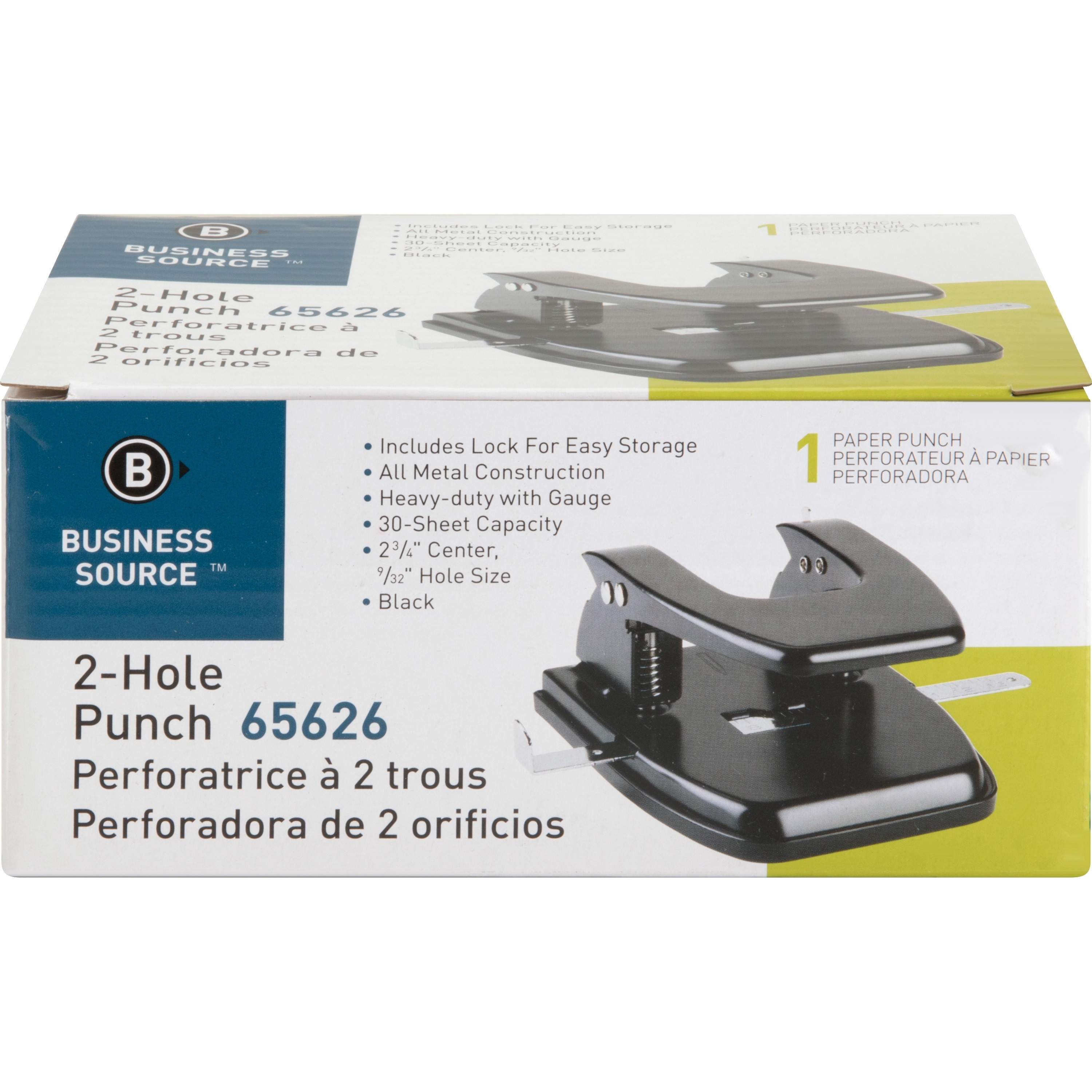 Heavy-duty 2-Hole Punch by Business Source BSN65626