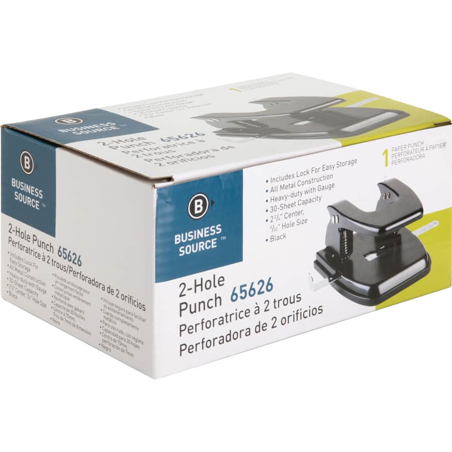 Heavy-duty 2-Hole Punch by Business Source BSN65626
