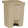 RCP614500BG - Mobile Step-On Container, Step-on Opening, Overlapping Lid, 18 gal Capacity, Rectangular, Fire-Safe, Mobility, Puncture Resistant, Heavy Duty, Pedal Control, 26.5" Height x 19.8" Width x 16.1" Depth