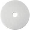 MMM08484 - White Super Polish Pads, Round, 20" Diameter, Polishing, Floor, Buffing, Scrubbing, Wood Floor, 600 rpm Maximum Speed Supported, Textured, Adhesive, Durable, Scuff Mark Remover, Heel Mark Remover