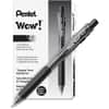 PENBK440ASWUS - WOW! Retractable Ballpoint Pens, Medium Pen Point, Refillable, Retractable, Black Ink, Transparent Barrel, 36 / Pack