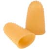 ACC54032 - Rubber Finger Tips, #12 with 0.69" Diameter, Medium/Large Size, Rubber, Amber, 12 / Box