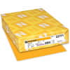 WAU22771 - Colored Cardstock - Gold, Letter, 8 1/2" x 11", 65 lb Basis Weight, Green Seal, Durable, Heavyweight, Acid-free, Lignin-free, Chlorine-free, Galaxy Gold, 1 Pack