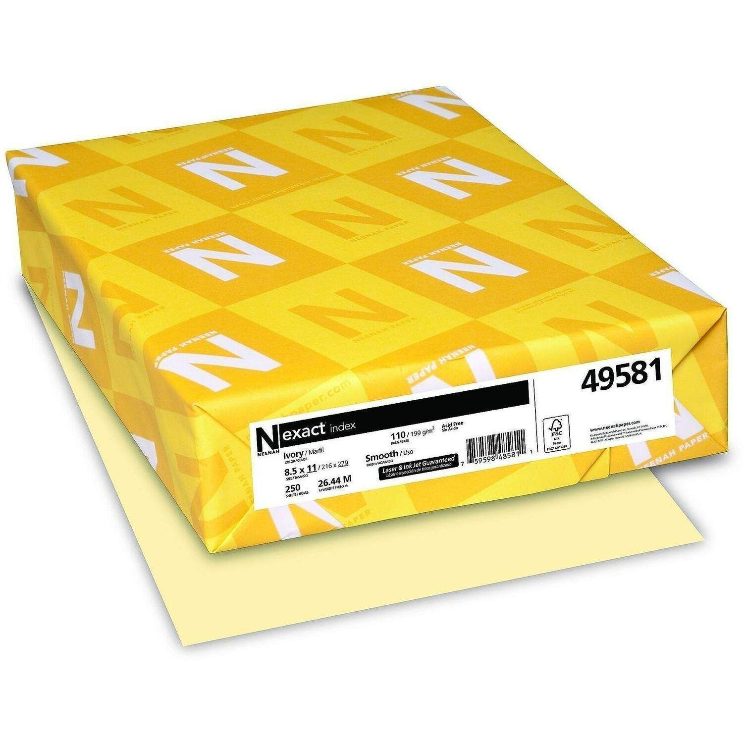 WAU40411 White Card Stock by Neenah Paper | OnTimeSupplies.com
