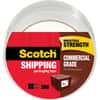 MMM3750 - Commercial-Grade Shipping/Packaging Tape, 54.60 yd Length x 1.88" Width x 3.1 mil Thickness, 3" Core, Clear, Synthetic Rubber Resin, 3.10 mil, Polypropylene Backing, Split Resistant, For Sealing