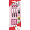 PENBL77PBP3ABC - EnerGel Pink BCA Ribbon RTX Liquid Gel Pens, 0.7 mm Medium Pen Point, Refillable, Retractable, Black Ink, Gel-based, Pink Barrel, Metal Tip, 1 Pack