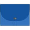 CLI48305 - 48305 Letter Expanding File, 8 1/2" x 11", 7 Pocket, Polypropylene, Blue, Acid-free, Non-toxic, Button Closure, 1 Each