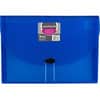CLI48305 - 48305 Letter Expanding File, 8 1/2" x 11", 7 Pocket(s), Polypropylene, Blue, Acid-free, Non-toxic, Button Closure, 1 Each