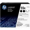 HEWCE255XD - 55X (CE255XD) Original Laser Toner Cartridge - Dual Pack - Black - 1 Carton, 12500 Pages, 1 Carton