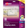 AVE18664 - Clear Shipping Labels, Sure Feed, 3-1/3" x 4" , 60 Labels (18664), x 3 21/64" Width x 4" Length, Permanent Adhesive, Rectangle, Inkjet, Matte, Clear, Film, 6 / Sheet, 10 Total Sheets