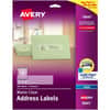AVE18661 - Easy Peel Inkjet Printer Mailing Labels, 1" Width x 4" Length, Permanent Adhesive, Rectangle, Inkjet, Matte Clear, Matte, Film