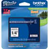 BRTTZE111 - TZe Laminated Tape Cartridge, x 15/64" Width, Rectangle, Clear, Black, Water Resistant, Laminated