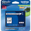 BRTTZE211 - TZe Laminated Tape Cartridge, x 1/4" Width, Rectangle, White, Water Resistant, Laminated, Grease Resistant, Grime Resistant, Temperature Resistant, 1 Each