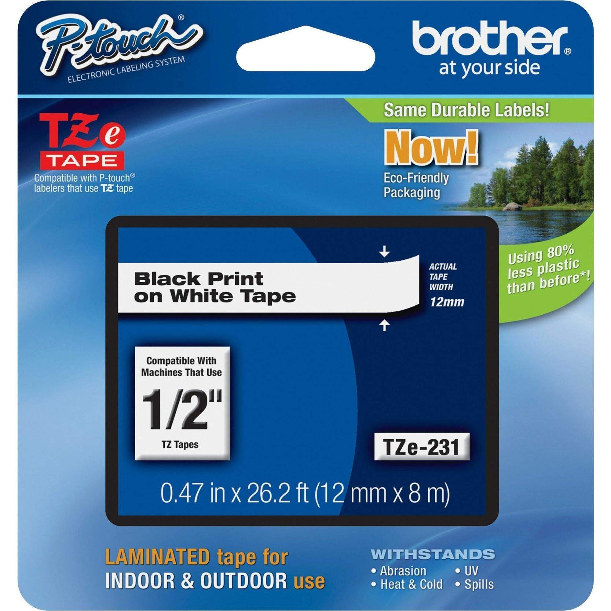 BRTTZE231 White Brother Labels | OnTimeSupplies.com