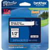 BRTTZE231 - TZe Laminated Tape Cartridge, x 15/32" Width, Rectangle, White, Water Resistant, Laminated