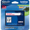 BRTTZE232 - TZe Laminated Tape Cartridge, x 1/2" Width, Rectangle, White, Water Resistant, Laminated, Grease Resistant, Grime Resistant, Temperature Resistant, 1 Each